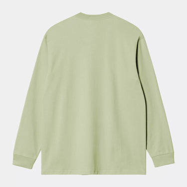 Carhartt WIP L/S American Script T-Shirt Pale Olive - KYOTO - Carhartt WIP