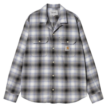 Carhartt WIP L/S Blanchard Shirt Check, Charm Blue - KYOTO - Carhartt WIP