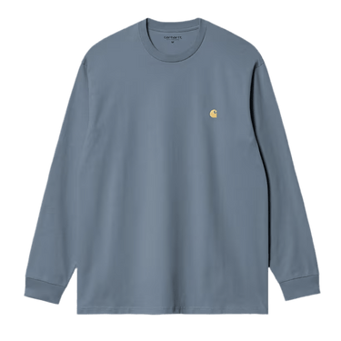 Carhartt WIP L/S Chase T-Shirt Angelite / Gold - KYOTO - Carhartt WIP