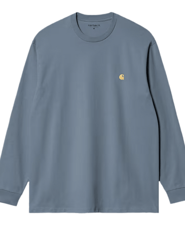 Carhartt WIP L/S Chase T-Shirt Angelite / Gold - KYOTO - Carhartt WIP