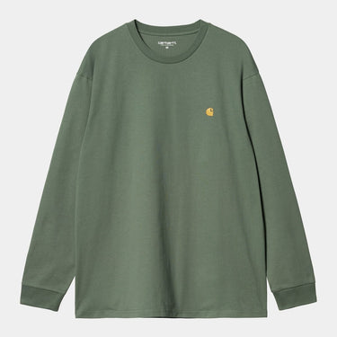 Carhartt WIP L/S Chase T-Shirt Duck Green / Gold - KYOTO - Carhartt WIP