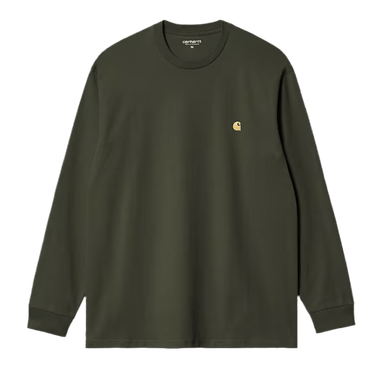 Carhartt WIP L/S Chase T-Shirt Olive / Gold - KYOTO - Carhartt WIP