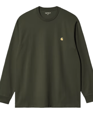 Carhartt WIP L/S Chase T-Shirt Olive / Gold - KYOTO - Carhartt WIP
