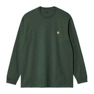 Carhartt WIP L/S Chase T - Shirt Sycamore Tree / Gold - KYOTO - Carhartt WIP