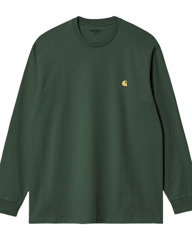 Carhartt WIP L/S Chase T - Shirt Sycamore Tree / Gold - KYOTO - Carhartt WIP