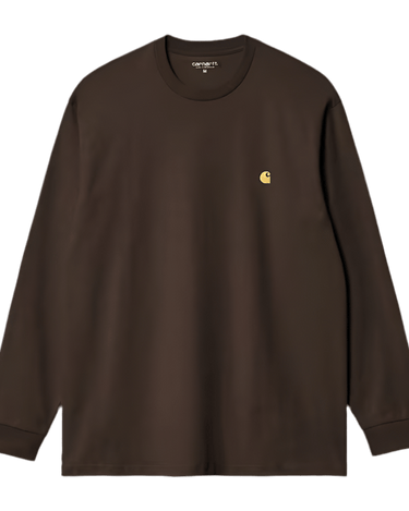 Carhartt WIP L/S Chase T-Shirt Tobacco / Gold - KYOTO - Carhartt WIP