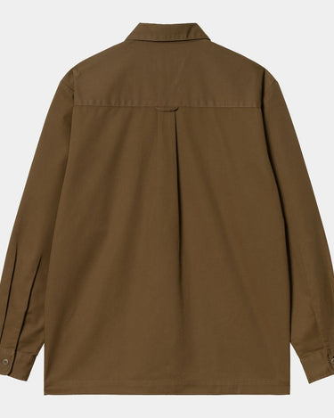 Carhartt WIP L/S Craft Shirt Chocolate - KYOTO - Carhartt WIP