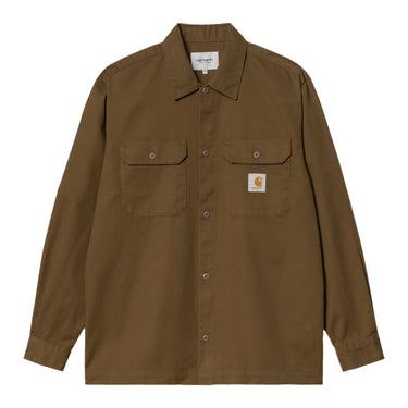 Carhartt WIP L/S Craft Shirt Chocolate - KYOTO - Carhartt WIP