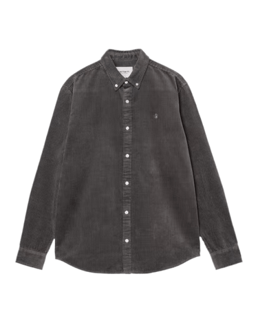 Carhartt WIP L/S Madison Cord Shirt Graphite - KYOTO - Carhartt WIP