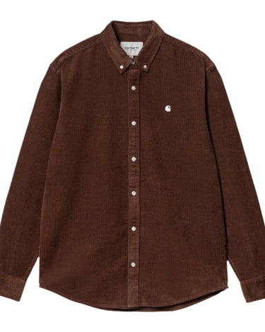 Carhartt WIP L/S Madison Cord Shirt Offroad / Wax - KYOTO - Carhartt WIP