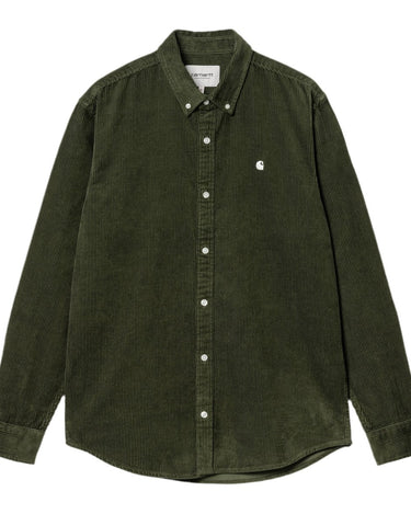 Carhartt WIP L/S Madison Cord Shirt Tarragon / Wax - KYOTO - Carhartt WIP