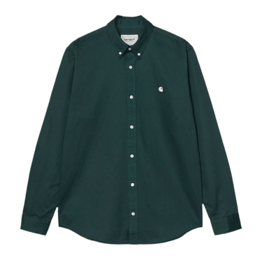 Carhartt WIP L/S Madison Shirt Dark Fir / Wax - KYOTO - Carhartt WIP