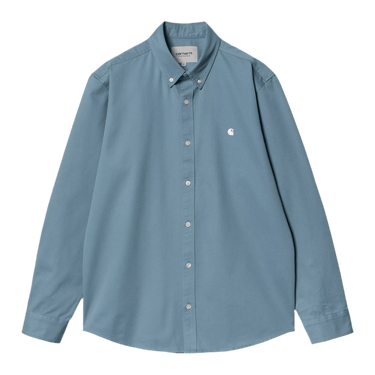 Carhartt WIP L/S Madison Shirt Icy Water / Wax - KYOTO - Carhartt WIP