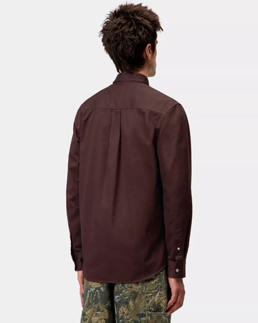 Carhartt WIP L/S Madison Shirt Palisander / Wax - KYOTO - Carhartt WIP