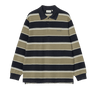 Carhartt WIP L/S Malone Rugby Shirt Malone Stripe, Brass - KYOTO - Carhartt WIP