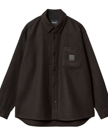 Carhartt WIP L/S Truman Shirt Chocolate / Black - KYOTO - Carhartt WIP