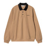 Carhartt WIP L/S Vance Rugby Shirt Peanut / Black - KYOTO - Carhartt WIP