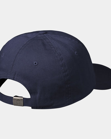 Carhartt WIP Madison Logo Cap Air Force Blue / White - KYOTO - Carhartt WIP