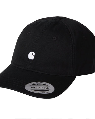 Carhartt WIP Madison Logo Cap Black/White - KYOTO - Carhartt WIP