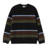 Carhartt WIP Merton Sweater Sundling Stripe, Palisander - KYOTO - Carhartt WIP