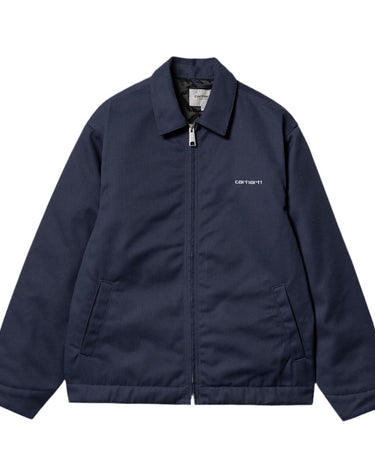 Carhartt WIP Module Script Jacket Air Force Blue / White - KYOTO - Carhartt WIP