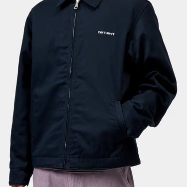 Carhartt WIP Module Script Jacket Deep Night / White - KYOTO - Carhartt WIP