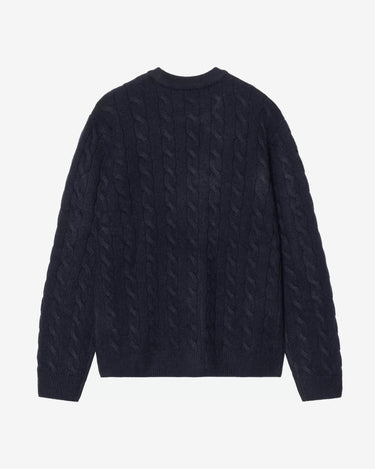 Carhartt WIP Signature Sweater Deep Night / Glassy Pink - KYOTO - Carhartt WIP