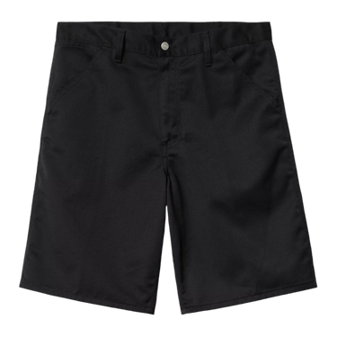 Carhartt WIP Simple Shorts Black stone washed - KYOTO - Carhartt WIP