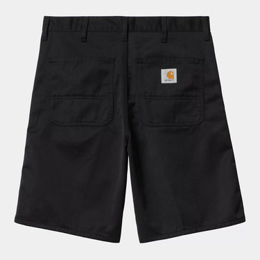 Carhartt WIP Simple Shorts Black stone washed - KYOTO - Carhartt WIP