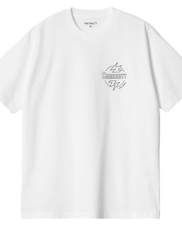 Carhartt WIP S/S Ablaze T - Shirt White / Black - KYOTO - Carhartt WIP