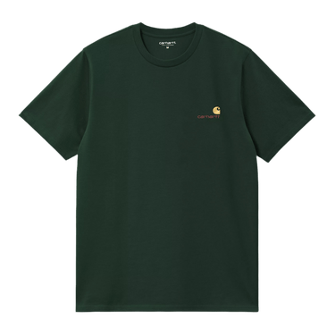 Carhartt WIP S/S American Script T-Shirt Conifer - KYOTO - Carhartt WIP