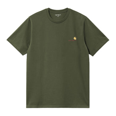 Carhartt WIP S/S American Script T - Shirt Tarragon - KYOTO - Carhartt WIP