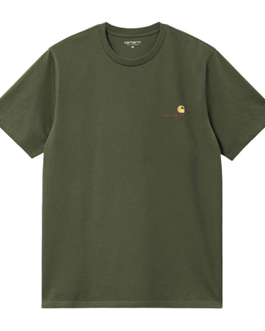 Carhartt WIP S/S American Script T - Shirt Tarragon - KYOTO - Carhartt WIP