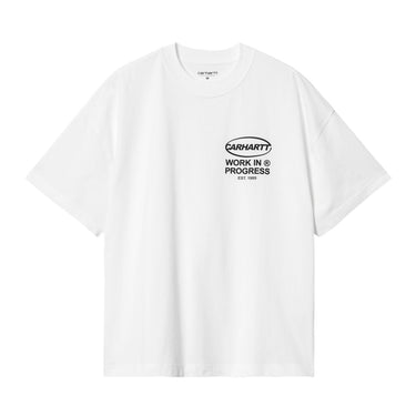 Carhartt WIP S/S Body Of Work T-Shirt White / Black - KYOTO - Carhartt WIP