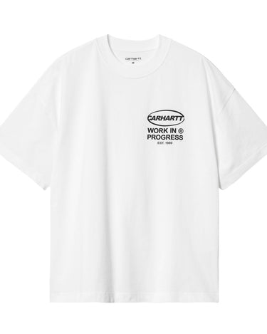 Carhartt WIP S/S Body Of Work T-Shirt White / Black - KYOTO - Carhartt WIP