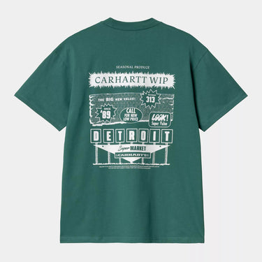 Carhartt WIP S/S Catalogue T-Shirt Rainforest / White - KYOTO - Carhartt WIP