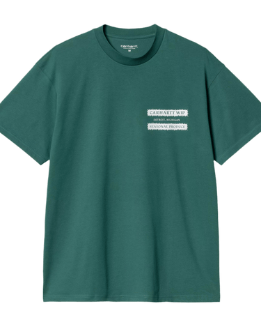 Carhartt WIP S/S Catalogue T-Shirt Rainforest / White - KYOTO - Carhartt WIP