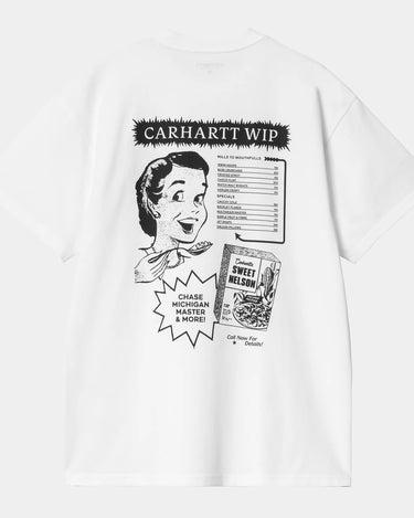 Carhartt WIP S/S Catalogue T-Shirt White / Black - KYOTO - Carhartt WIP