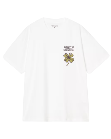 Carhartt WIP S/S Clover T-Shirt White - KYOTO - Carhartt WIP