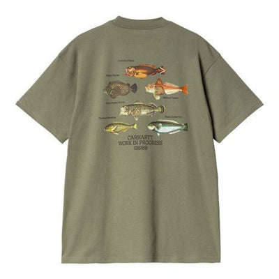 Carhartt WIP S/S Fish T-Shirt Dollar Green - KYOTO - Carhartt WIP