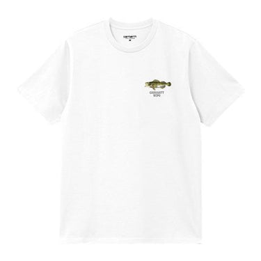 Carhartt WIP S/S Fish T-Shirt White - KYOTO - Carhartt WIP