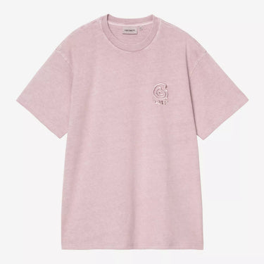 Carhartt WIP S/S Helix Redux T-Shirt Pink Fog - KYOTO - Carhartt WIP