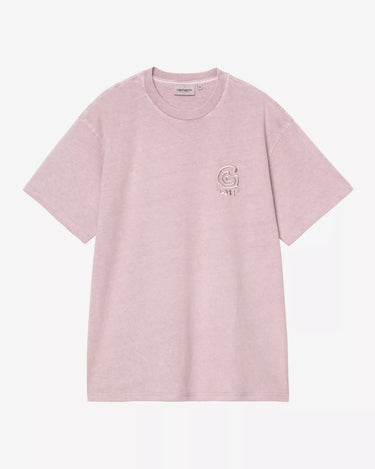 Carhartt WIP S/S Helix Redux T-Shirt Pink Fog - KYOTO - Carhartt WIP