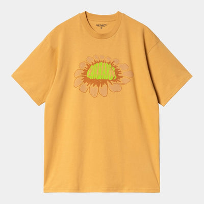 Carhartt WIP S/S Pixel Flower T-Shirt Sunray - KYOTO - Carhartt WIP