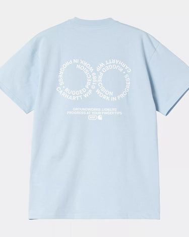 Carhartt WIP S/S Rotation T-Shirt Air Sky / White - KYOTO - Carhartt WIP