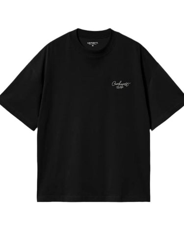 Carhartt WIP S/S Signature Script T-Shirt Black / Wax - KYOTO - Carhartt WIP