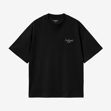 Carhartt WIP S/S Signature Script T - Shirt Black / Wax - KYOTO - Carhartt WIP