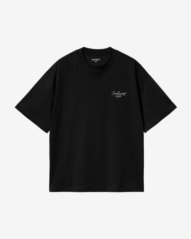 Carhartt WIP S/S Signature Script T - Shirt Black / Wax - KYOTO - Carhartt WIP