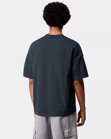 Carhartt WIP S/S Signature Script T-Shirt Deep Night / Glassy Pink - KYOTO - Carhartt WIP