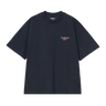 Carhartt WIP S/S Signature Script T-Shirt Deep Night / Glassy Pink - KYOTO - Carhartt WIP